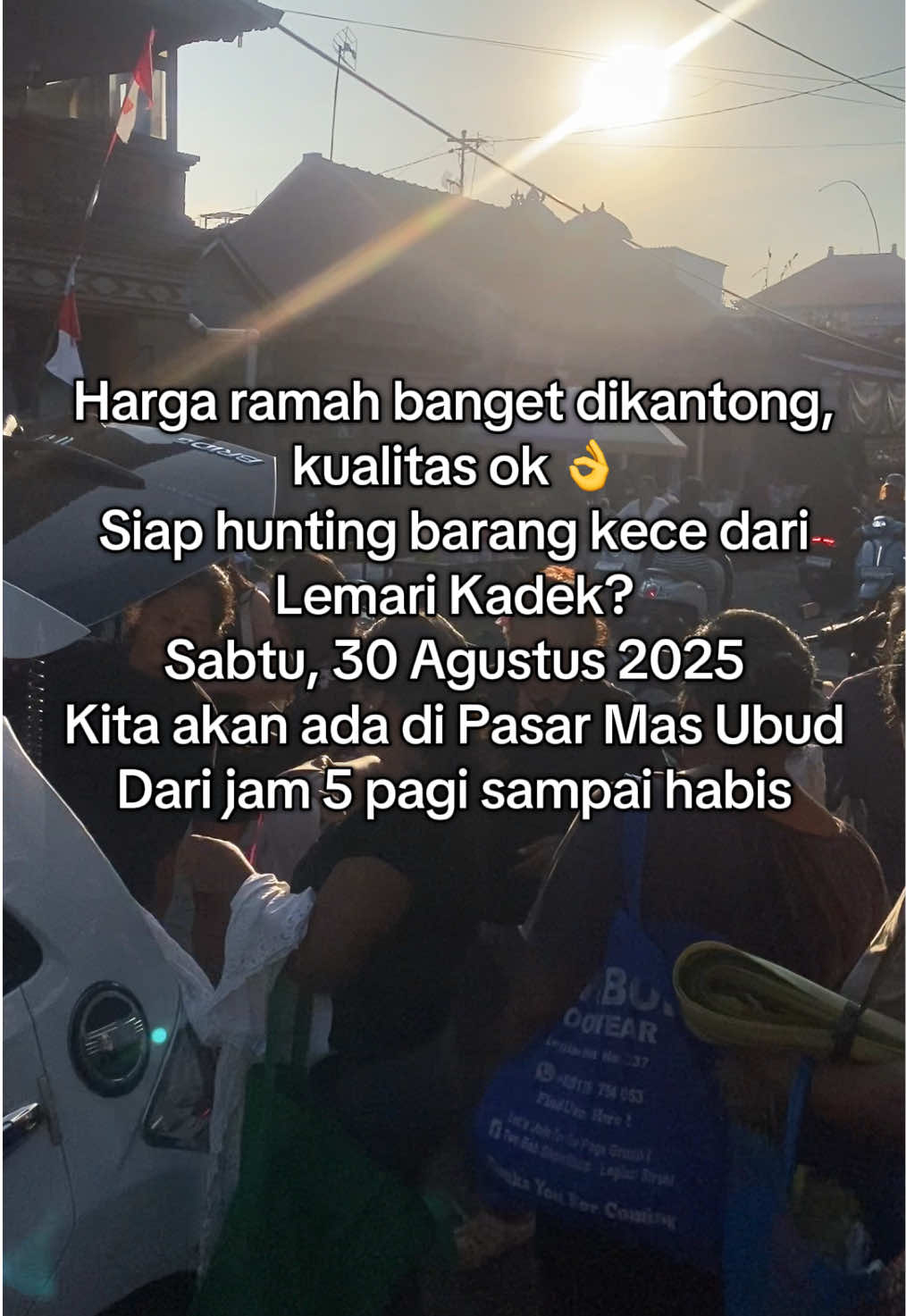 Siapa cepat dia dapat 😃 Jangan sampai kehabisan ya.. Sabtu, 30 Agustus 2025 Lemari Kadek ada di Pasar Mas Ubud 😃 #thrift #thrifting #thriftinghaul #thrifttiktok #thriftshop 