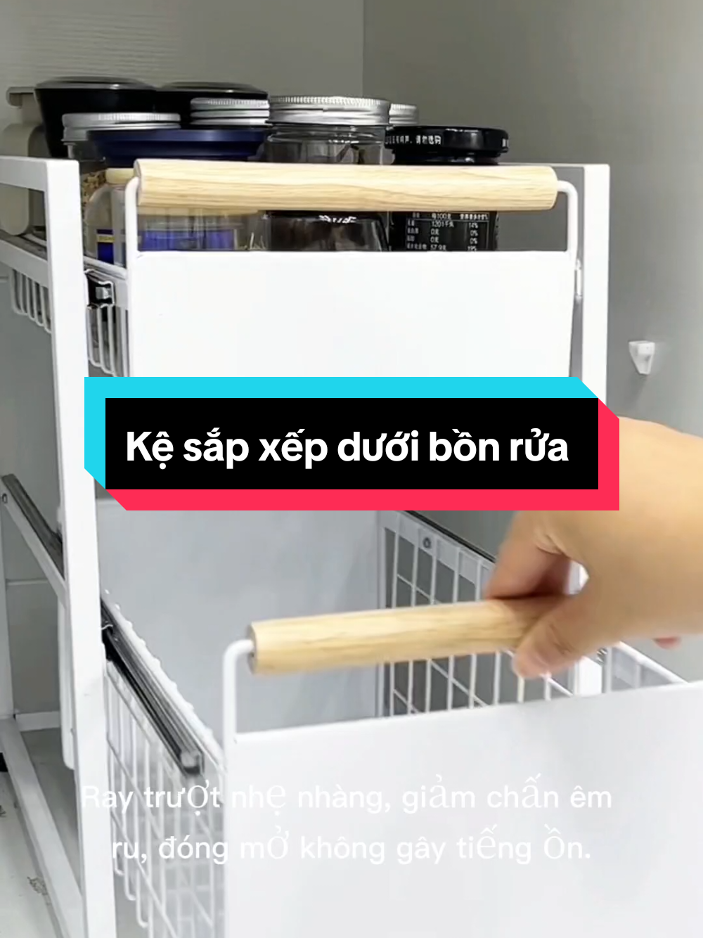 Kệ sắp xếp dưới bồn rửa#giadung #kesapxepduoibonrua #kebonruadanang #ke2tangdanang #keduoibonrua 