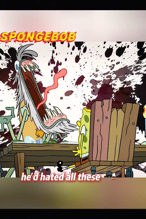 An elderly man was walled up inside a building and discovered only twenty years later. #animation #funnyvideos #spongebobsquarepants #fyp #cartoon 