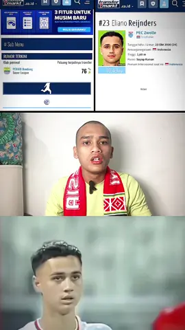 Ternyata Benar Eliana Akan ke Persib Bandung #persibbandung #bobotoh #elianoreijnders #viking #fyp 