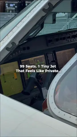 Inside this Embraer Business Class, every seat feels different. Only 99 passengers onboard — no middle seats, wide windows, and a cabin that feels like your own. It’s small, sleek, and shockingly quiet — almost like flying private without the $20,000 bill. Would you choose this tiny jet over a big Airbus or Boeing? #aviation #avgeek #luxurytravel #embraer #travel  🔥 Follow @travel.kamel for more private-jet style cabins & POVs