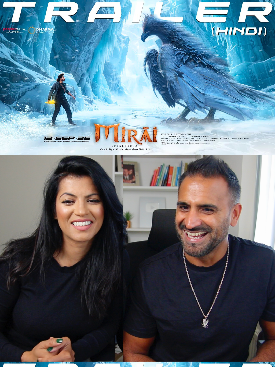 MIRAI Trailer Reaction 🚀🔥 | Teja Sajja Sci-Fi Action History + Future = MIRAI. Teja Sajja goes full sci-fi on Sept 12! #Mirai #TejaSajja #TrailerReaction #IndianCinema #SciFiMovies  #MovieTok #FYP #ActionMovie #WHATTOWATCH #reaction #magicflicks #india #southindian #filmtok #foryou