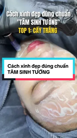 Khi bạn muốn mặt mộc trắng hồng tự nhiên, tràn đầy sức sống hãy book nhanh 1 buổi cấy trắng ✅ #bovisspa #spauytindanang #caytranguytindanang #caytrangdanang #spadananguytin 