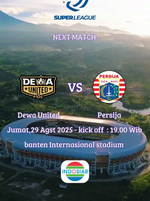 jadwal Indonesia super league pekan ke 4~ Dewa United vs persija jakarta#jadwalbola #sports #Soccer #viral #fyp 