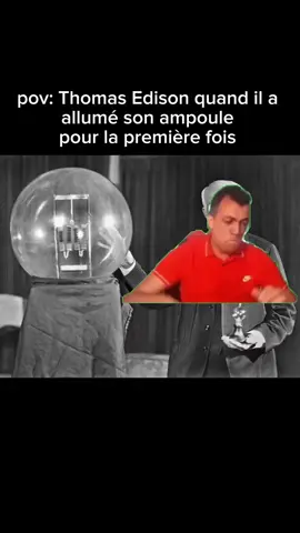Thomas Alva Edison, né le 11 février 1847 à Milan dans l'Ohio et mort le 18 octobre 1931 à West Orange dans le New Jersey, est un inventeur, un scientifique et un industriel américain. #fyp #humour #edison #tk78 