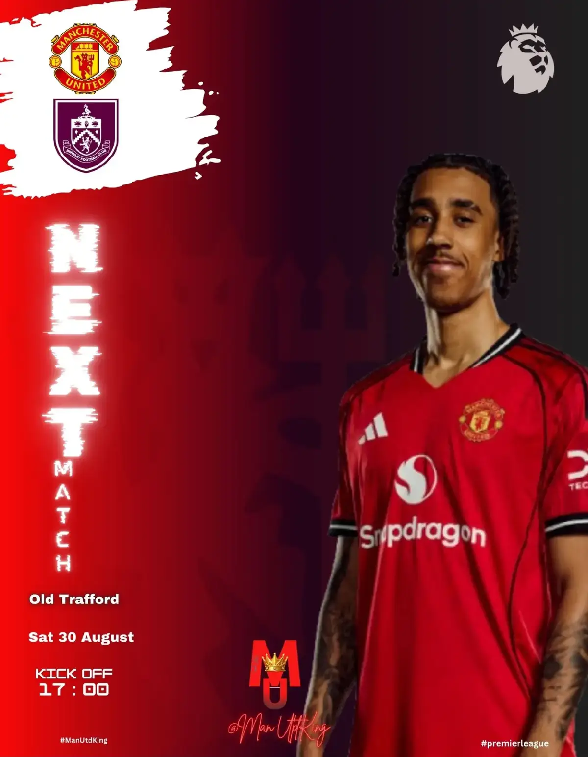 After being kicked out of the Carabao cup... we come again to play our Gameweek 3 against Burnley at Old Trafford 🛑👹 #manchesterunited #manutdking👑 #tiktokkenya #tiktokuganda #PremierLeague 