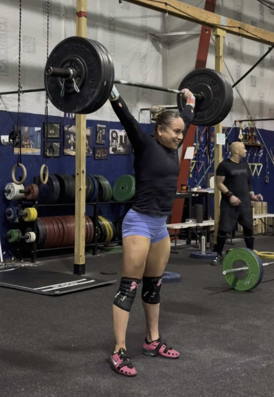manifesting more good snatch days✨🙃 #crossfit #snatch #weightlifting #Fitness 