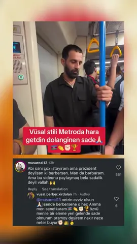 Dünyaca məşhur Hollywood ulduzu olan “Vüsal stil” metroda görüntülenib 🤣 🔥 ŞOK ŞOK ŞOK 🔥 #keşvet #baku #azerbaijan #mizah #gulmeli 