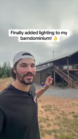 Did the “freeze it solid” test. Zero issues. Now the whole perimeter’s bright and clean. #barndominium #homerenovation #homeimprovement #DIY #goveepermanentoutdoorlights 