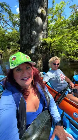 5 hour’s 9 mile’s of Paddling in my new kayak. I have 2 now. This one I am calling her sunshine. If anybody wants to come out and visit me, I have an extra kayak, but it is a paddle not a pedal. Three Sister swamp has over 2000 year-old Cypress trees, black river.  Kelly, North Carolina #sharih55 #foryou #threesistersswamp #blackriver #northcarolina 