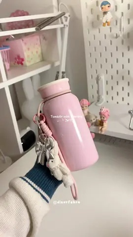Cute pink tumbler🎀 #tumblerpink #tumblermini #tumblerstainless #tumblertermos #tumblercute 