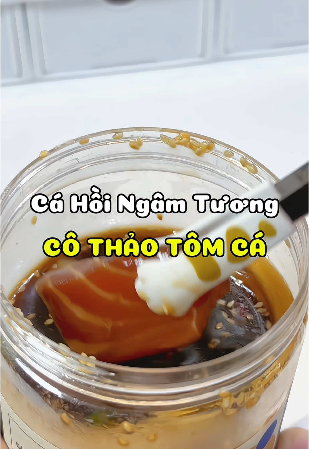 Cá hồi ngâm tương nhà @Cô Thảo Tôm Cá dày cộm, mướt rượt, tươi roi rói, ngon thì thôi luôn nhé #cahoingamtuong #cothaotomca #minhlaanh0410 #foodreview #reviewdoanvat #unboxing 
