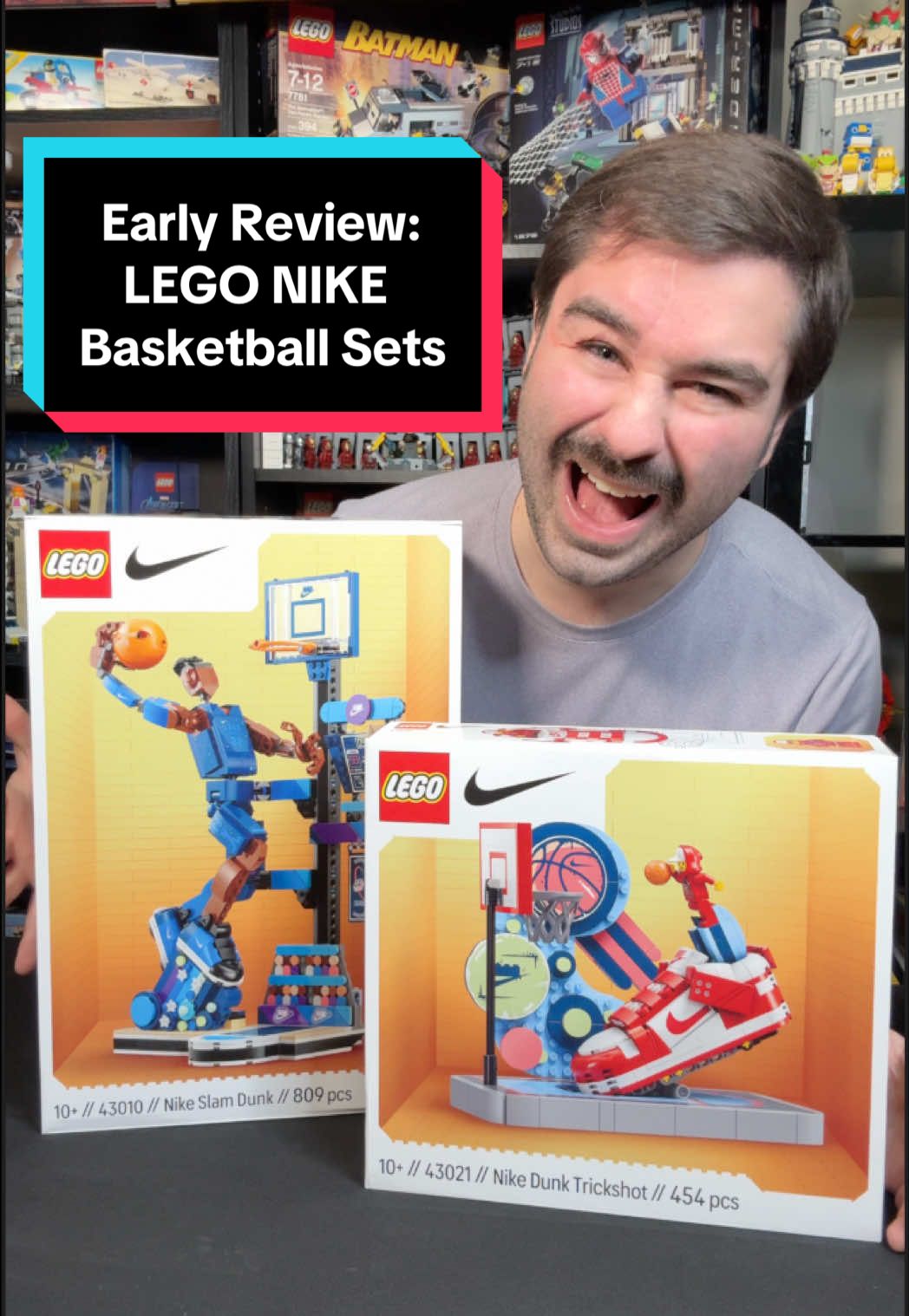 #gifted These LEGO Nike sets are certainly some of the LEGO sets of all time… 🫠 Thanks to The LEGO Group for passing these my way! 🏀 #43021 #lego #rlfm #nike 