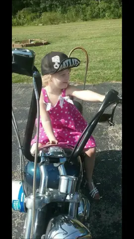 We hit a milestone! BUG HAD HER FIRST MOTORCYLE RIDE! since she was little she always liked them but was always scared due to her sensory issues! This girl just went on it & LOVED IT! No issues!! I got a biker girl on my hands! #foryou#featurethis#harleydavidsonmotorcycles#autiamawareness#VoicesHavePower 