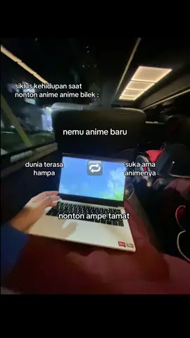 Ada yang sama gk sih.. nonton anime buat ngilangin rasa sepi tapi pas udh ending balik sepi lagi.. kek dunia yang seseru itu tapi berubah jadi hampa lagi jir 😔🗿#animelovers #otaku #animefyp #fouryoupage #fypシ゚ 