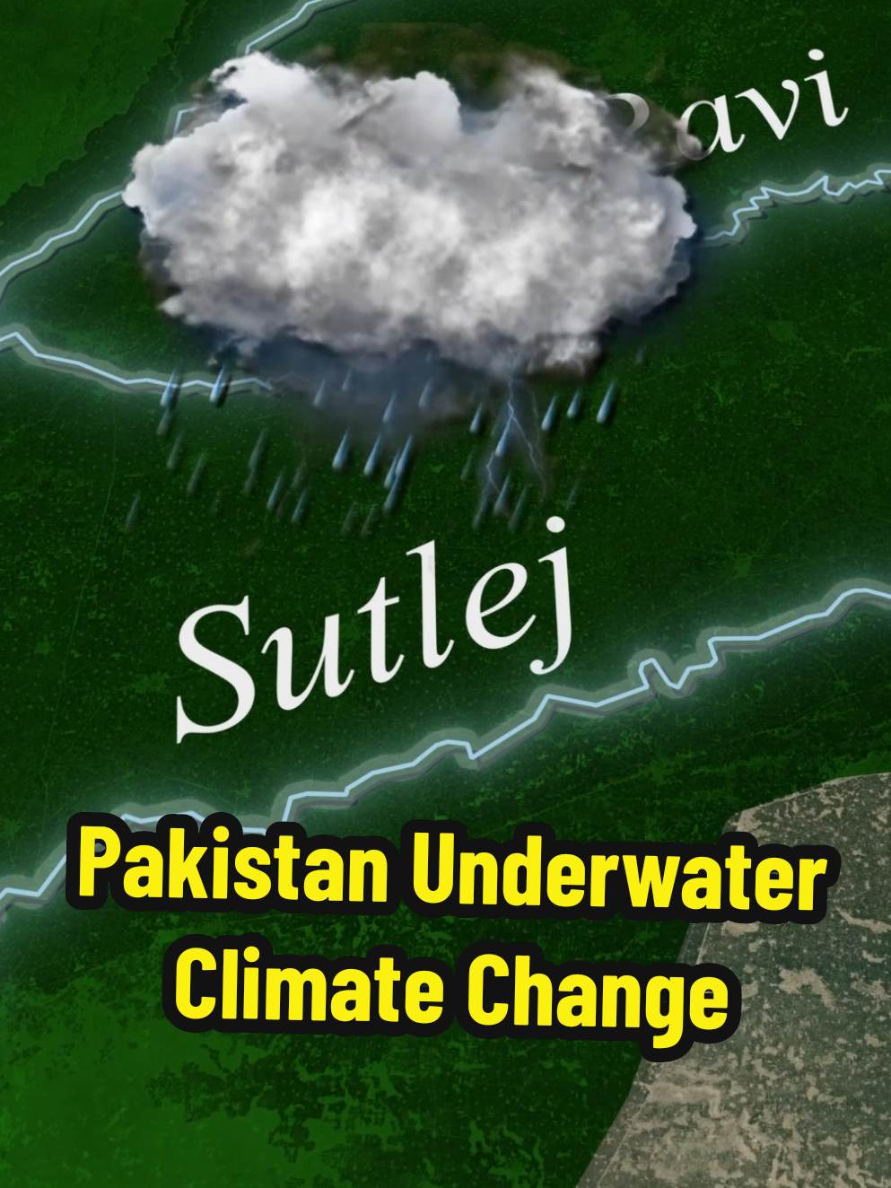 Climate change in Pakistan #pakistan #flood #maps #punjab #news 