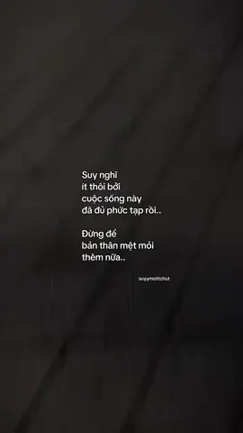 “Suy nghĩ thôi..” #tamtrang #suyymottchut #viral 