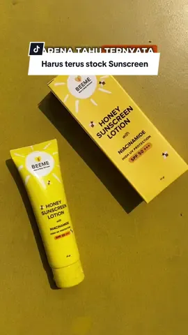 Kenapa stok honey sunscreen lotion  sebanyak ini? Karena kulit si kecil berharga dan perlindungan dari sinar matahari itu wajib!😎🌤️ #SediaBeemeDirumahMu #SkincareP3KAnak #beeme #skincareanak #sunscren  
