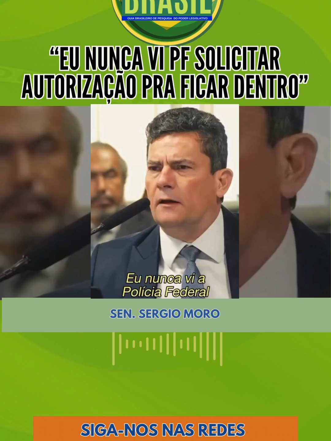 Sen. ⁨@sergiomoro_ diz   