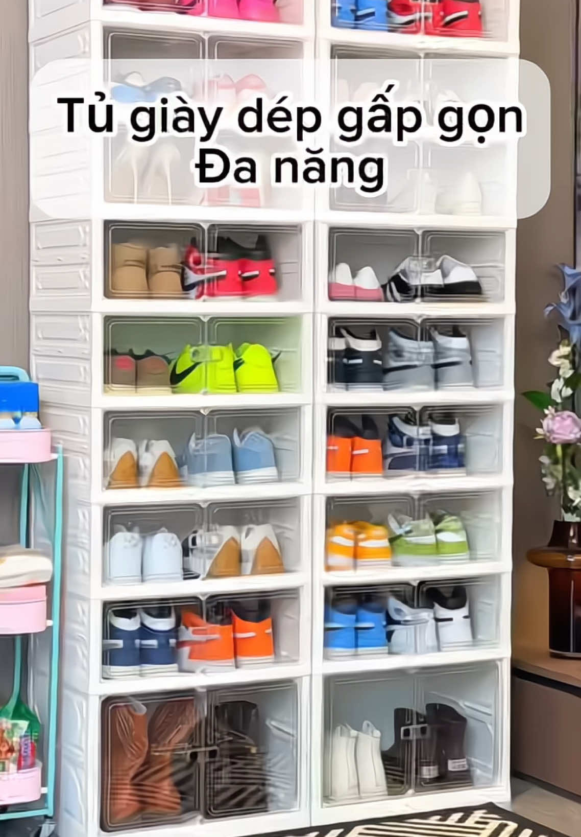 Tủ giày dép gấp gọn #shopgiadungtmti #dogiadungtienich #master2023bytiktok #xuhuongtiktok 