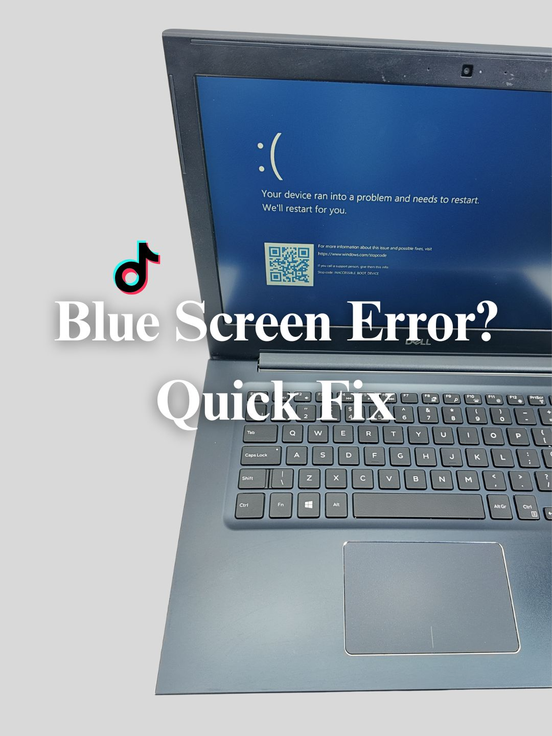 Seeing the blue screen on your Dell laptop? 😬 Sometimes it’s just a BIOS setting, not Windows. Here’s how to fix it in less than a minute! 💻 👉 Save this video in case you need it. #LaptopTips #Dell #BlueScreen #TechFix