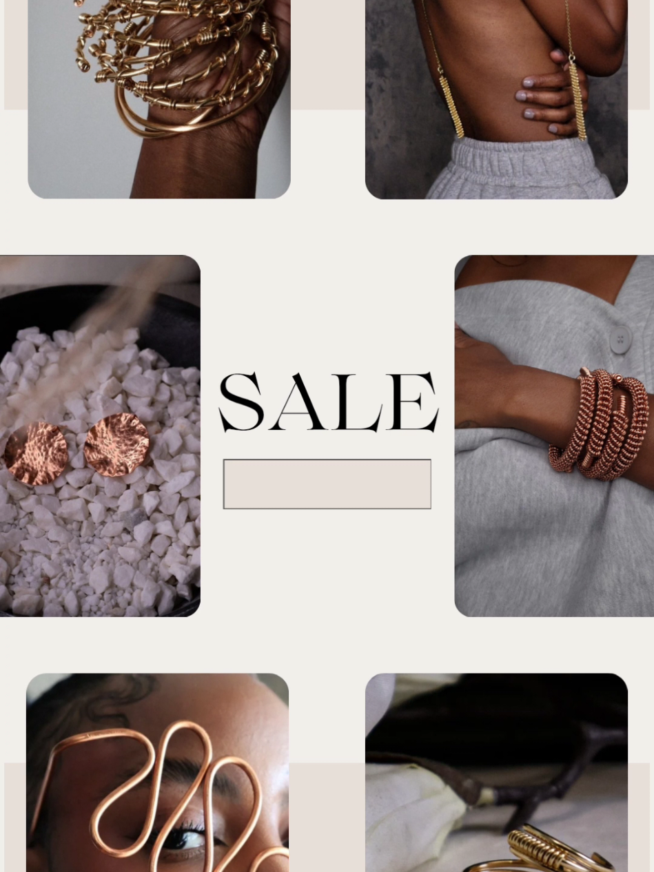 More love for my jewelry lovers✨️ Sincerelyantoinette.com    for all the goodies.  No code needed💛 . #uniquejewelry #copperjewelry #stackablejewelry #sincerelyantoinette 