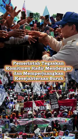 Fakta Pemerintah Tegaskan Komitmen Hadir Mendengar dan Memperjuangkan Kesejahteraan Buruh🇮🇩 #aksi #demo #buruh #buruhpabrik #fyp 