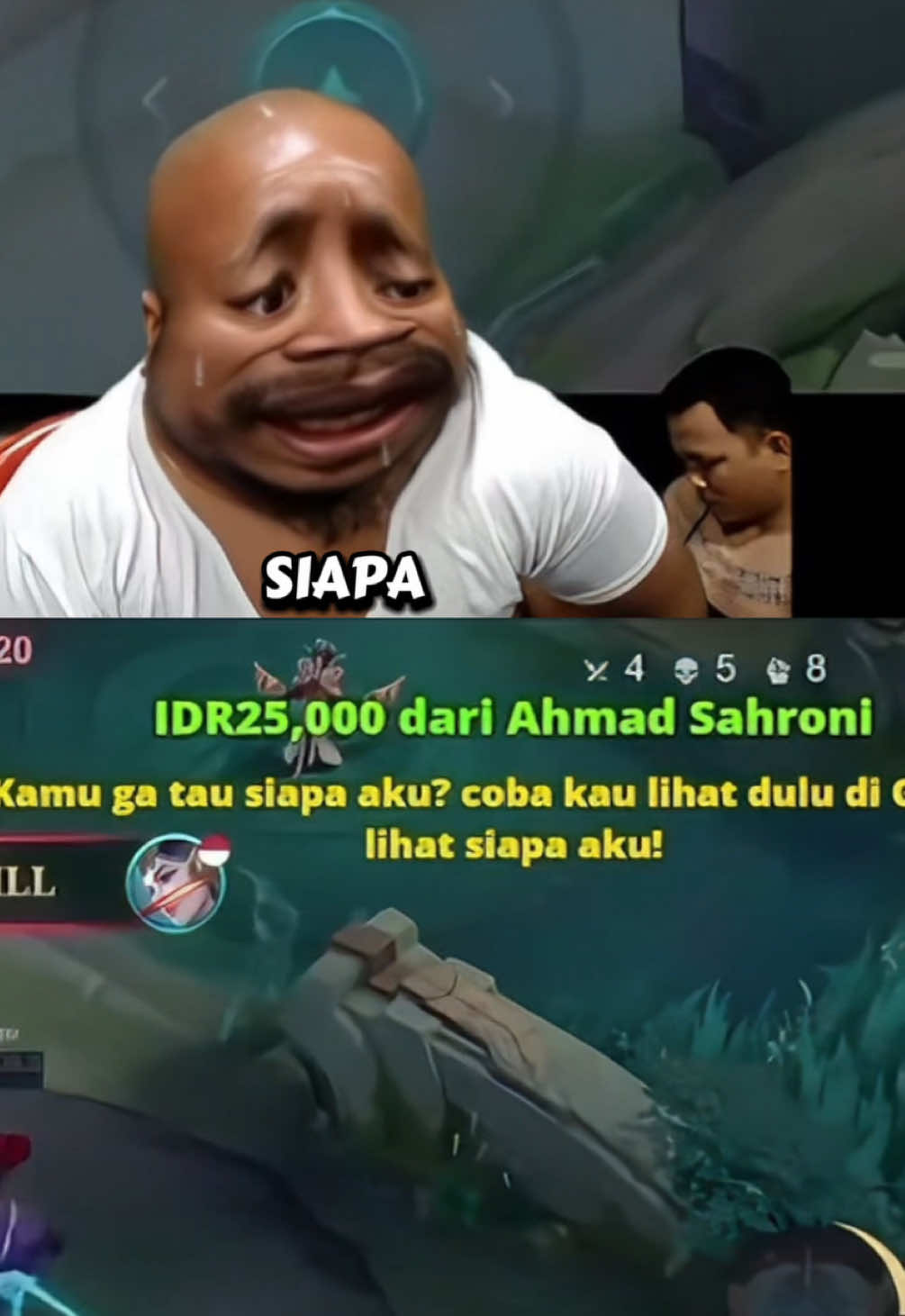 Ketua vs ahmad sahroni🤣#MLBB #MobileLegendsBangBang #MerdekaMabar #ketuanagahitam #GamingOnTikTok 