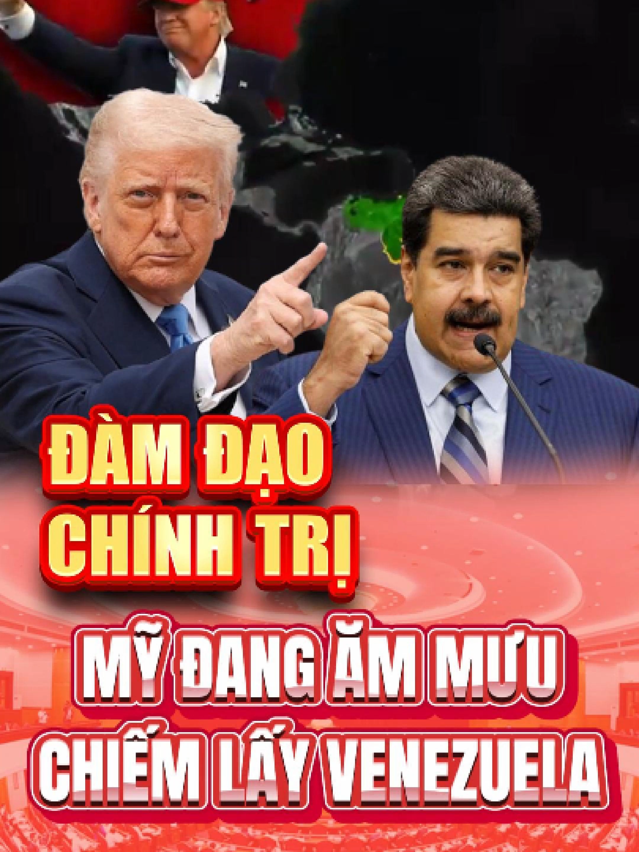 Mỹ Đang Âm Mưu Gì Với Venezuela #chinhtri #damdaochinhtri #fyp #chientranh