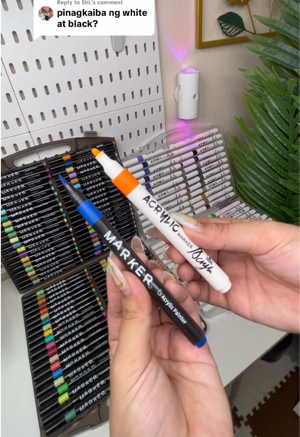 Replying to @Shi. pwede pang school pwede pa pang gift #acrylicmarker #penmarker #coloredmarker #fyp #affliate 