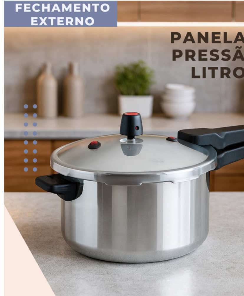 ✨ Panela de Pressão 7L com Fechamento Externo – Segura, moderna e prática! 🚚 Envio imediato em até 24h | Estoque no Brasil 🇧🇷 🍲 Prepare refeições mais rápidas, seguras e cheias de sabor. 🔥 Qualidade nacional em alumínio polido – durável e confiável. #paneladepressao #cozinhapratica #receitasrapidas #cozinhareamor #ofertatiktok 