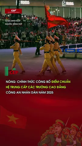 Công bố điểm chuẩn hệ Trung Cấp CAND 2025  #congannhandan #trungcapcand #caodang #diemtrungtuyen #diemchuan #cand