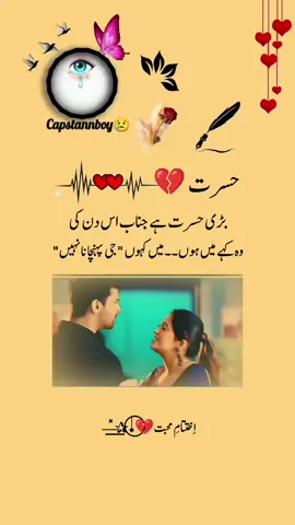 بڑی حسرت ہے جناب اس دن کی وہ کہے میں ہوں۔۔میں کہوں 