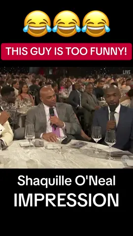 This moment with Charles Barkley was iconic. #shaq #celebrityimpressiONS
