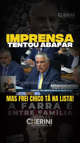 Mentiram de novo!  A imprensa correu pra dizer que o irmão de Lula não seria convocado pela CPMI. Mas não existe “acordão” nenhum. Frei Chico vai depor sim!
