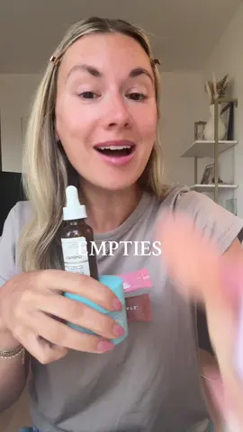Recent empties!!! @The Ordinary @TULA skincare @rhode skin @tarte cosmetics @Caudalie @Summer Fridays @sephora @laneige_us 