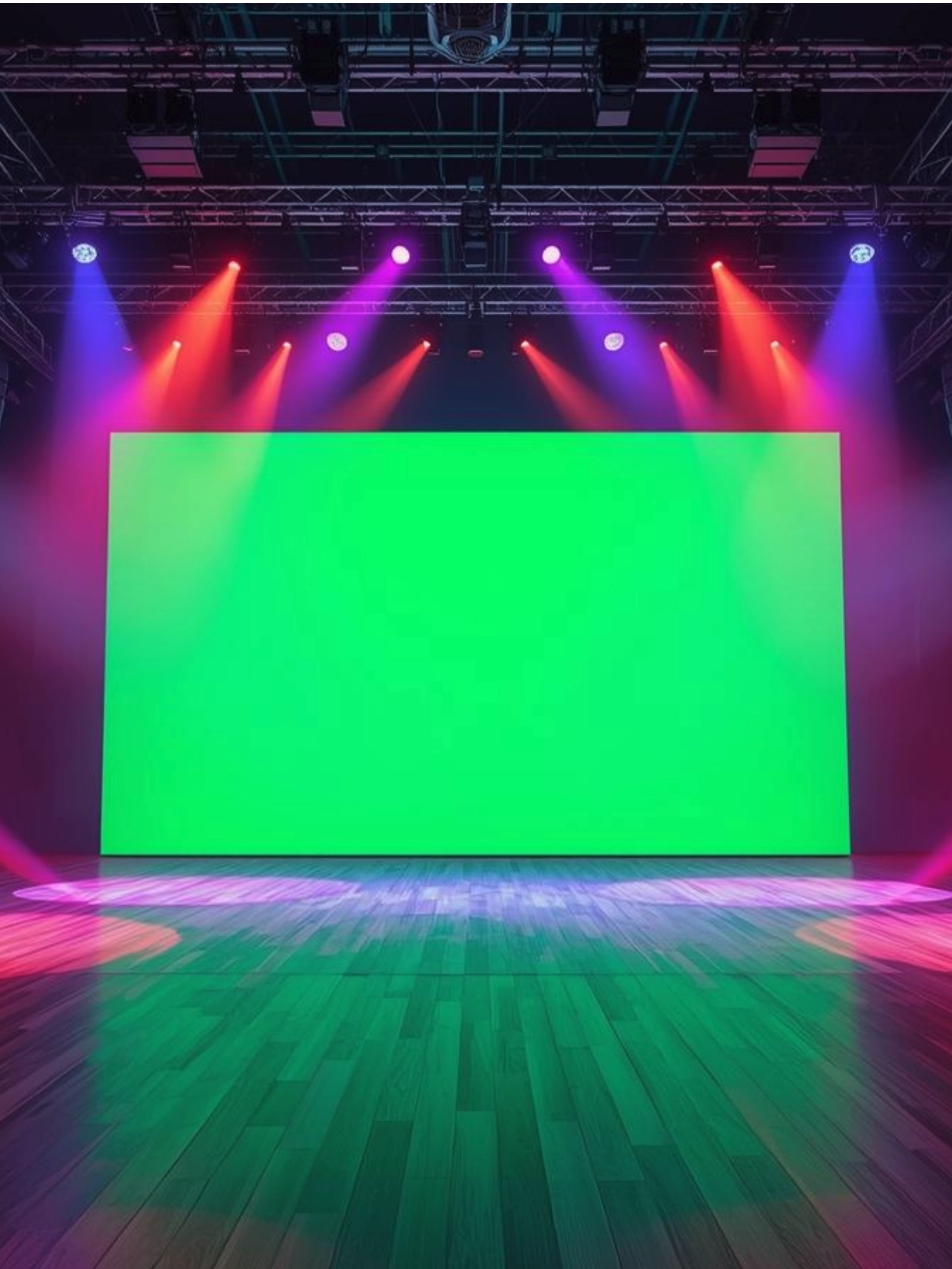 Concert Stages With Lighting | Green Screen #fyp #greenscreenvideo #greenscreens #music #concert