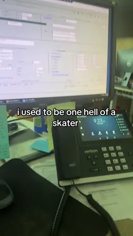 i used to be one hell of a skater #skate #office #work 