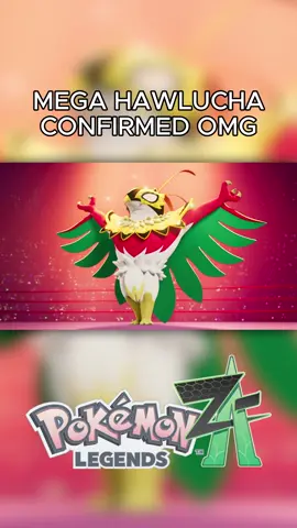 MEGA HAWLUCHA - coming to Pokémon Legends ZA! #pokemon #pokemonnews #pokemonlegendsza 