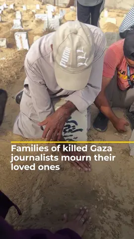 The families of journalists killed in an Israeli attack on Gaza’s Nasser Hospital are mourning the loss of their loved ones. Relatives paid tribute to them at their graves and vowed to take care of family members they left behind. #news