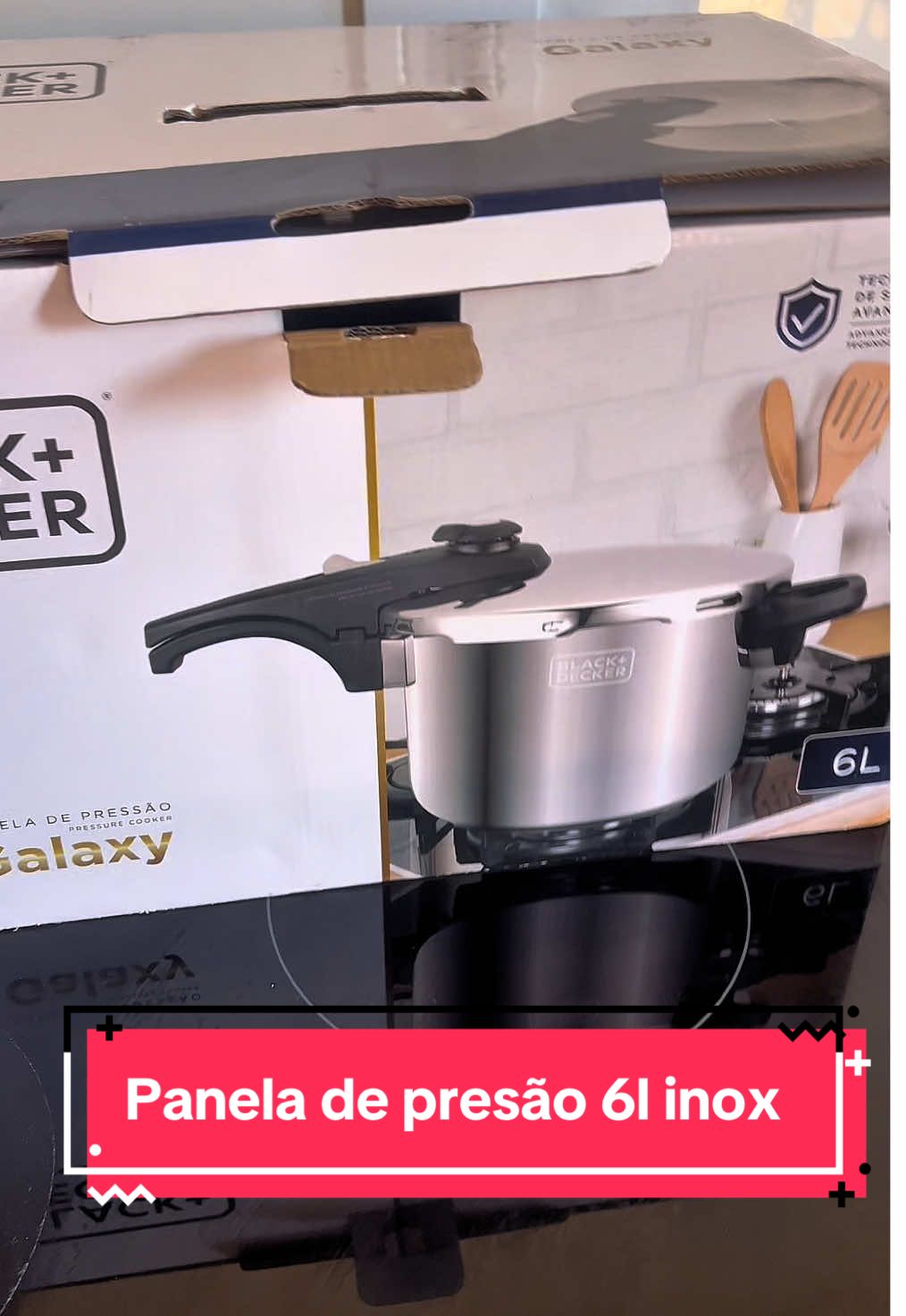 🚨 Olha essa panela de pressão BlackDecker Inox 6L! Compatível até com fogão de indução.Praticidade, qualidade e segurança na cozinha! 🥘💨 🔥 Quem ama praticidade na cozinha, salva esse vídeo! 🙌✨  #PanelaDePressão #BlackDecker#CozinhaTikTok #Achadinhos #fogaodeindução 