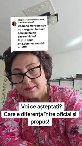 Ca răspuns pentru @florentinacatana7 