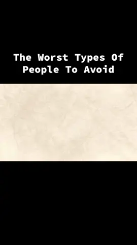 The Worst Types Of People To Avoid #christianmotivation #bibleverse #FaithFacts #fyp 