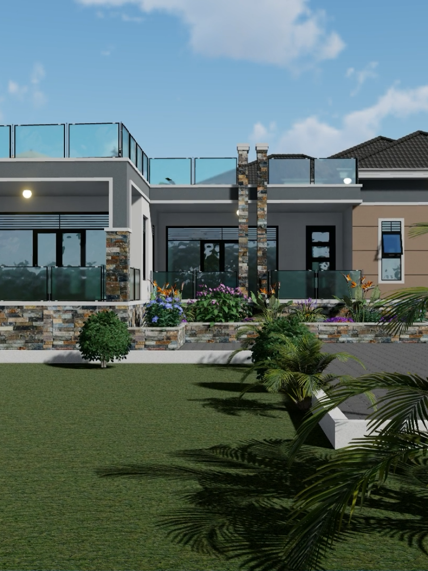 4 bedroom house design  WhatsApp+256759822713  house design #foryoupage #design #Foryou #viral #architecturaldesign 