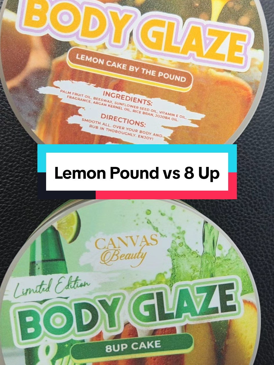 LEMON POUND vs 8 UP CAKE 2 LEMON SCENTS but 2 DIFFERENT TASTE BUDS    LIVE: Tomorrow 8/29th GET THEM BOTH #canvasbeauty #canvasbeautybrand #canvasnewglaze #canvaslive #canvas @CANVAS BEAUTY BRAND 
