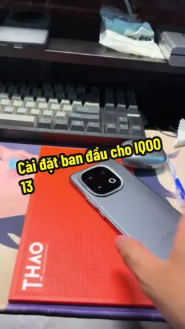 Setting ban đầu cho IQOO 13 #xuhuong #vivo #iqoo