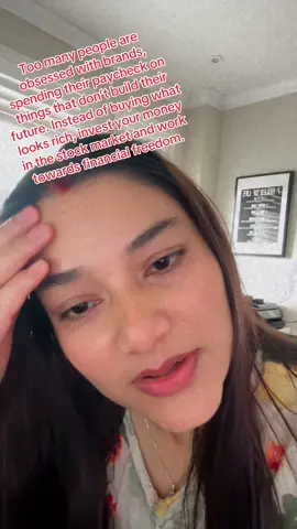 Too many people are obsessed with brands, spending their paycheck on things that don’t build their future. Instead of buying what looks rich, invest your money in the stock market and work towards financial freedom.#nepalicanada🇨🇦 #foryouNepal #nepalitiktok #foryou #fyp 