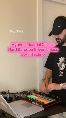 Day 33 - Genre police me this one 👮🏻‍♂️ #hardtechno #upcomingdj #ravetok #technodj #industrialtechno 