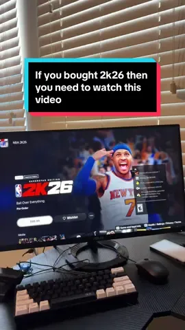 Never take another L again because of them sweaty hands 😂😂  #2k26 #nba2k26 #videogames #basketballtiktok #fyp 