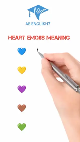 Heart Emojis Meaning #fyp #foryou #LearnOnTikTok #learnontiktok #unfreezemyacount 